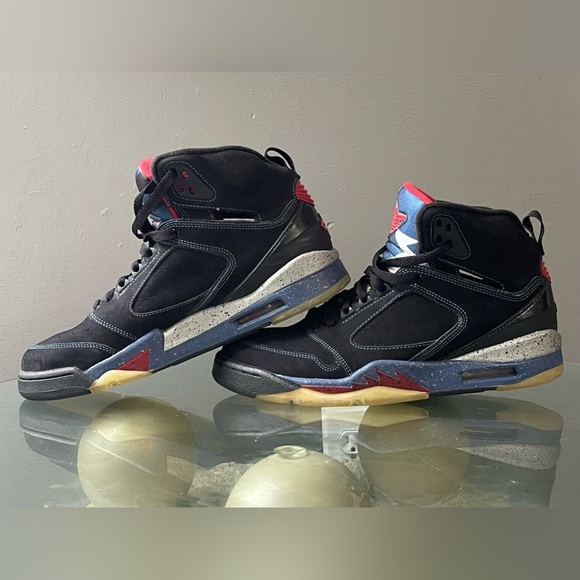 RARE 364806 062 AIR JORDAN SIXTY PLUS black/varsity red-french blue  MEN Size 10 main image 10